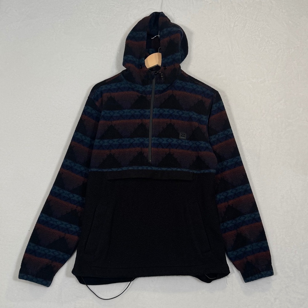 Billabong Multicolor Adventure Division Fleece Hoodie Small